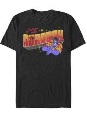 NWOT Disney Aladdin Genie "Greetings from Agrabah" BLUE t-shirt, size 3X